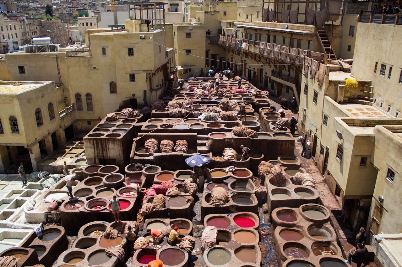 morocco, tannery, skin