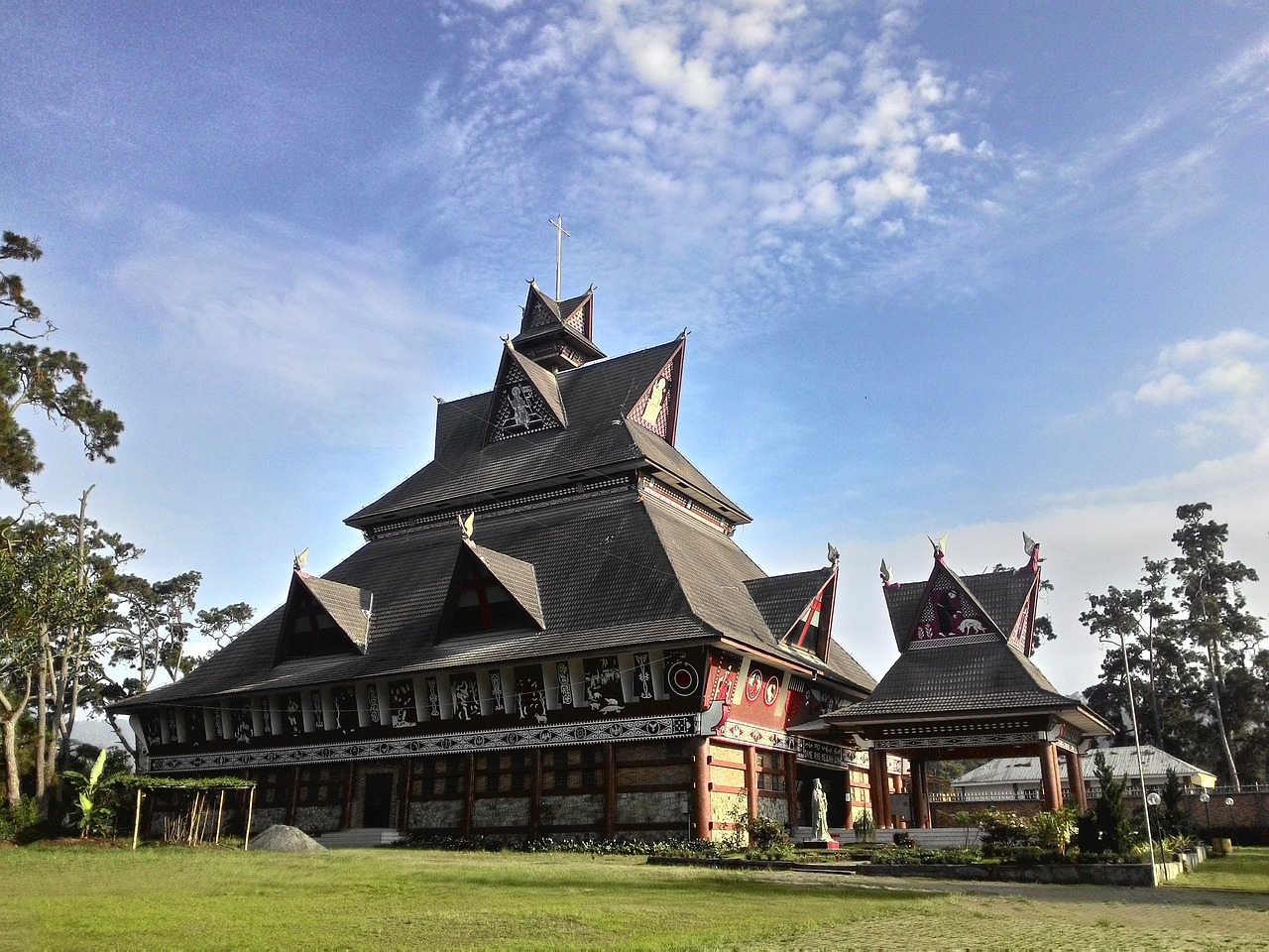 north sumatra, temple, catholic church