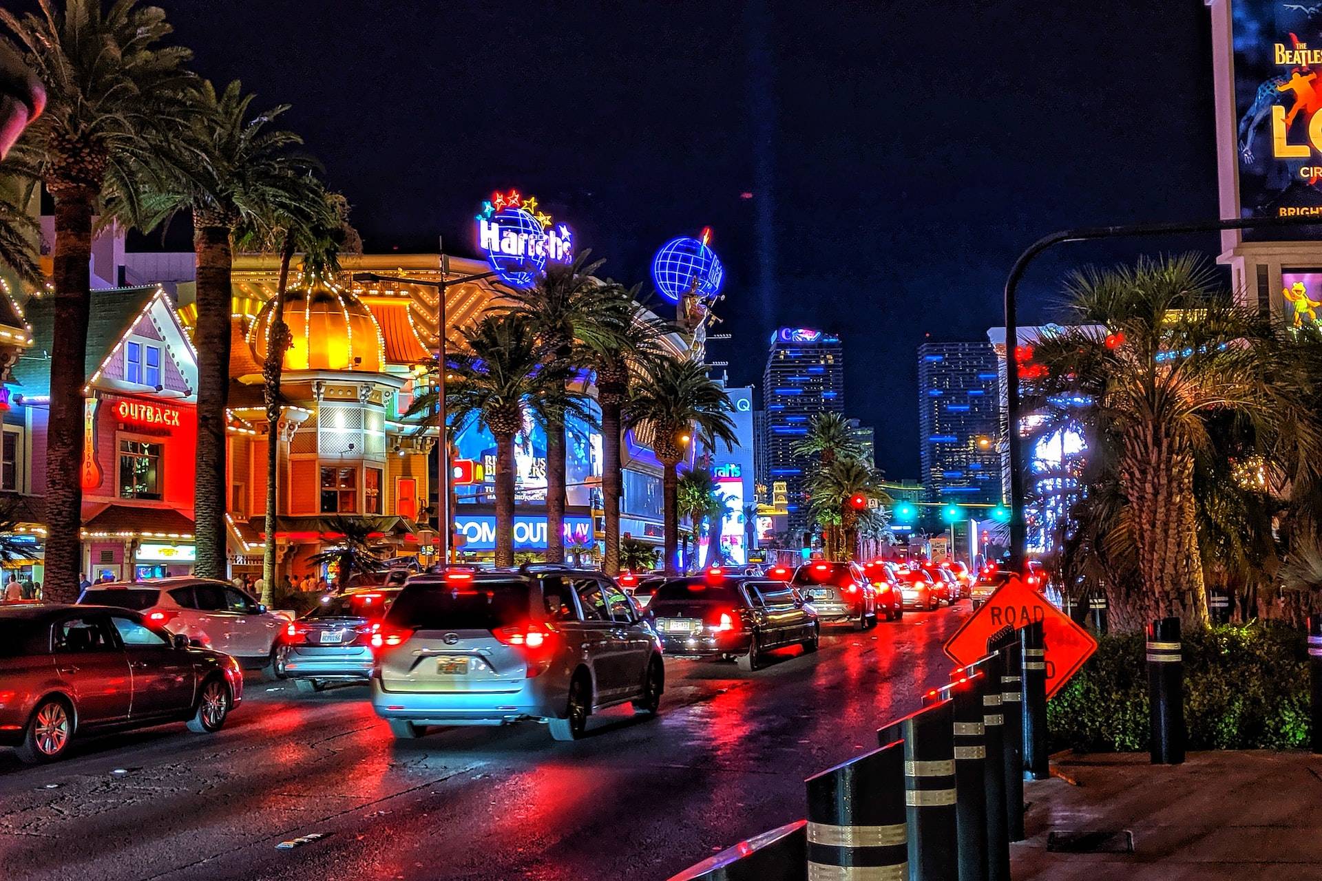 cars on road during night time