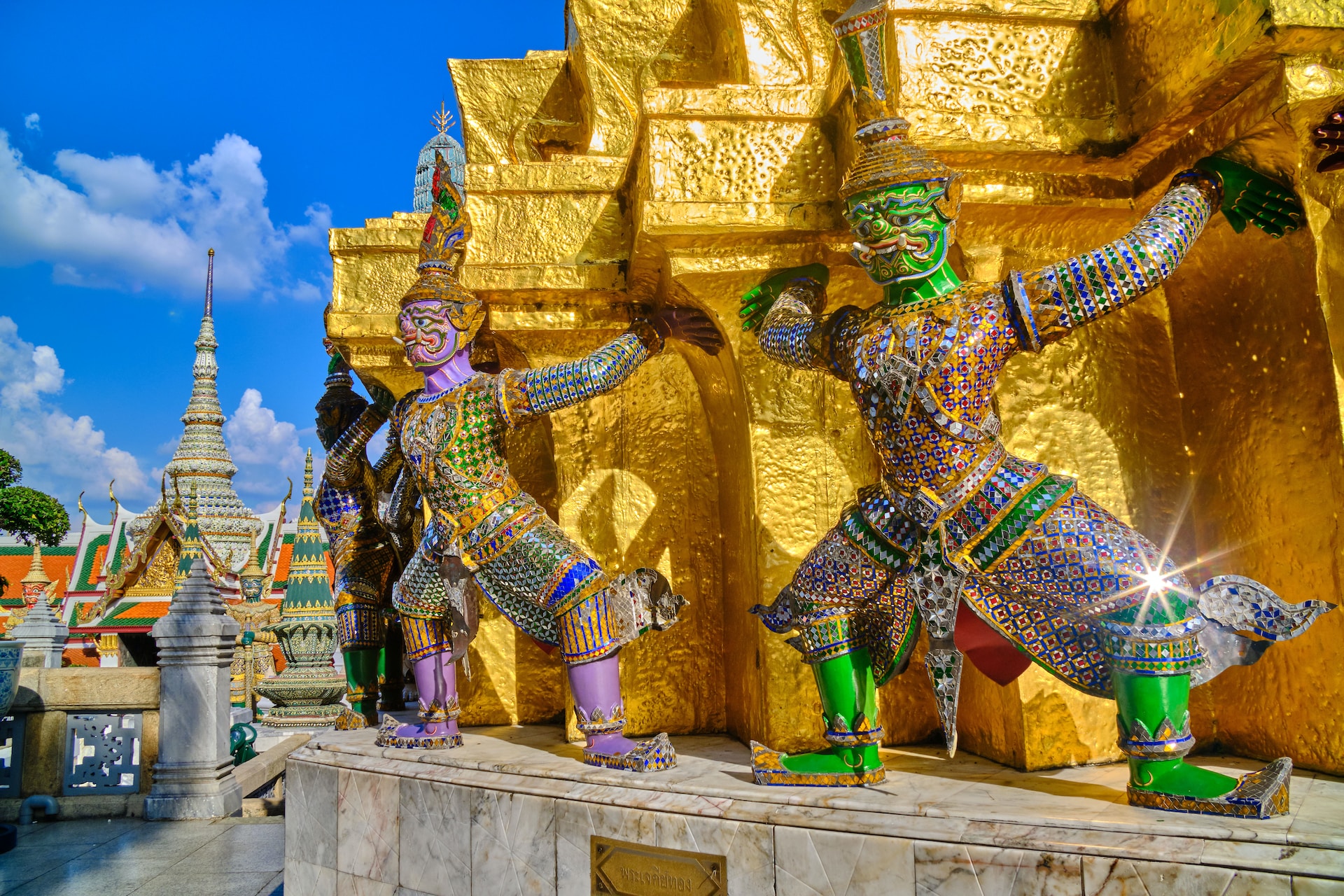 Yaksha Guardians, Wat Phra Kaew, Bangkok, Thailand