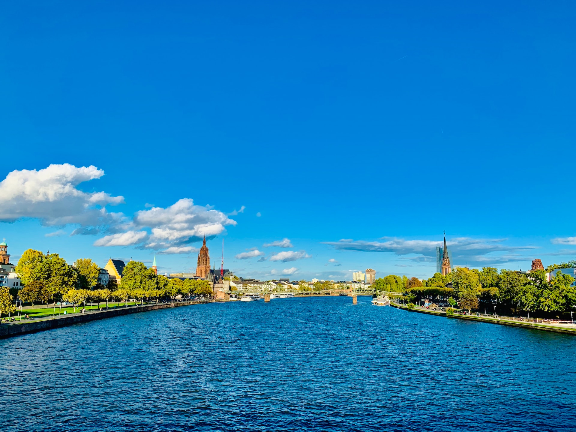 body of water near green trees under blue sky during daytime