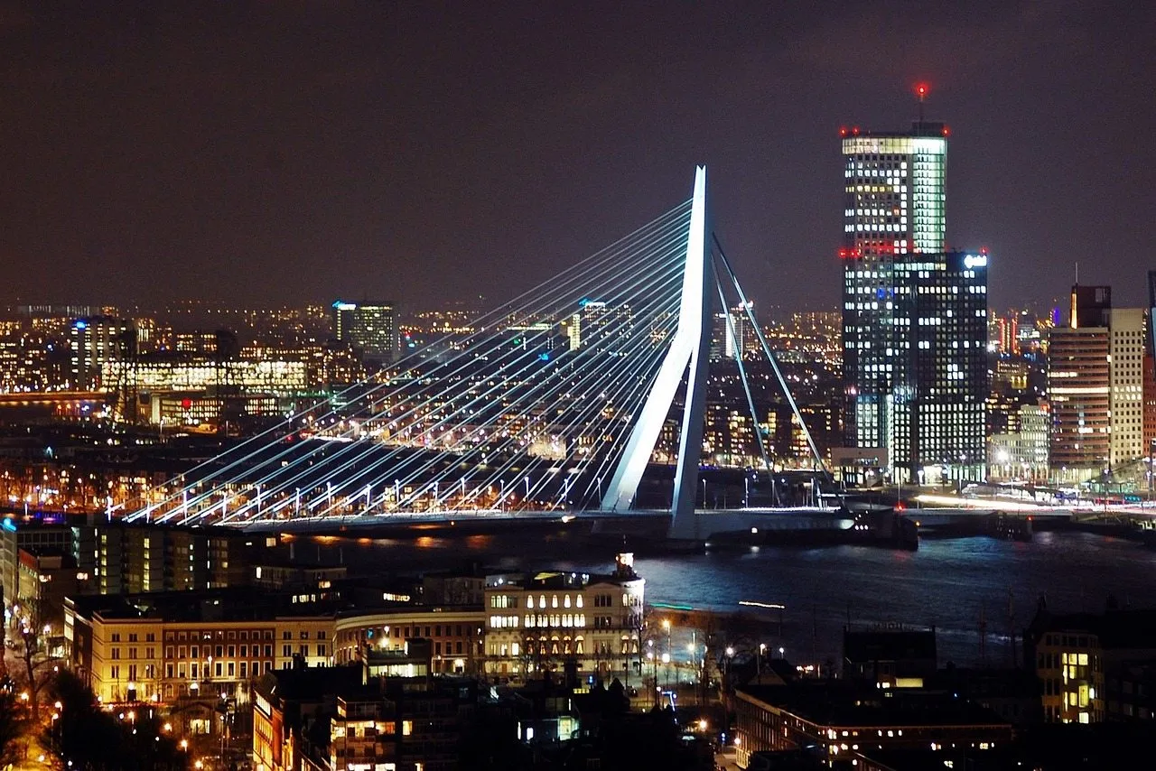 rotterdam, bridge, architecture