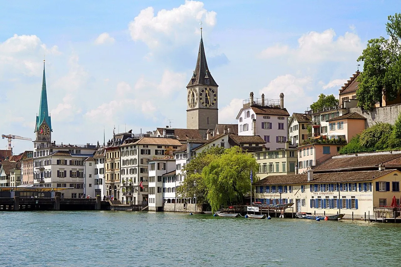 switzerland, zurich, limmat