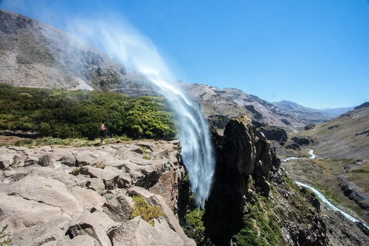 south america, chile, banos campanario