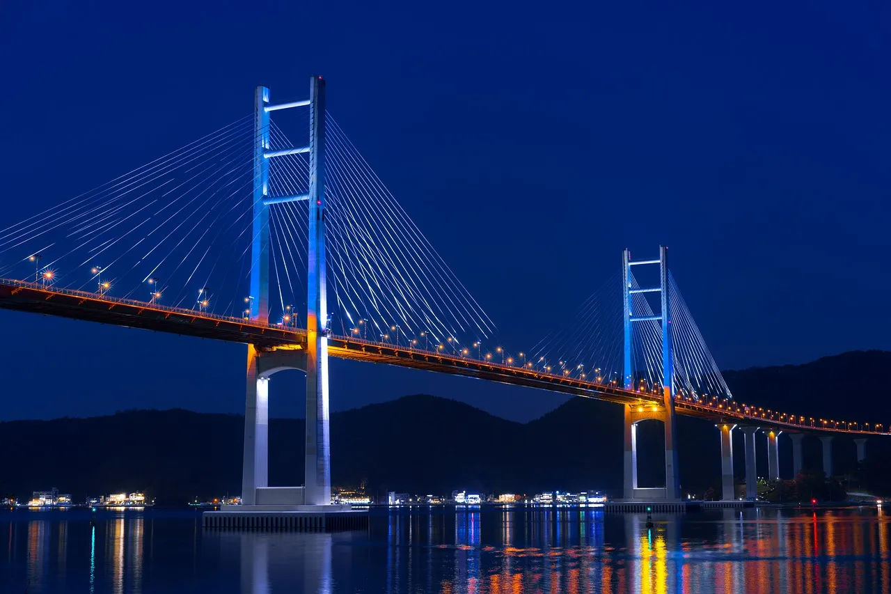 machang bridge, bridge, night