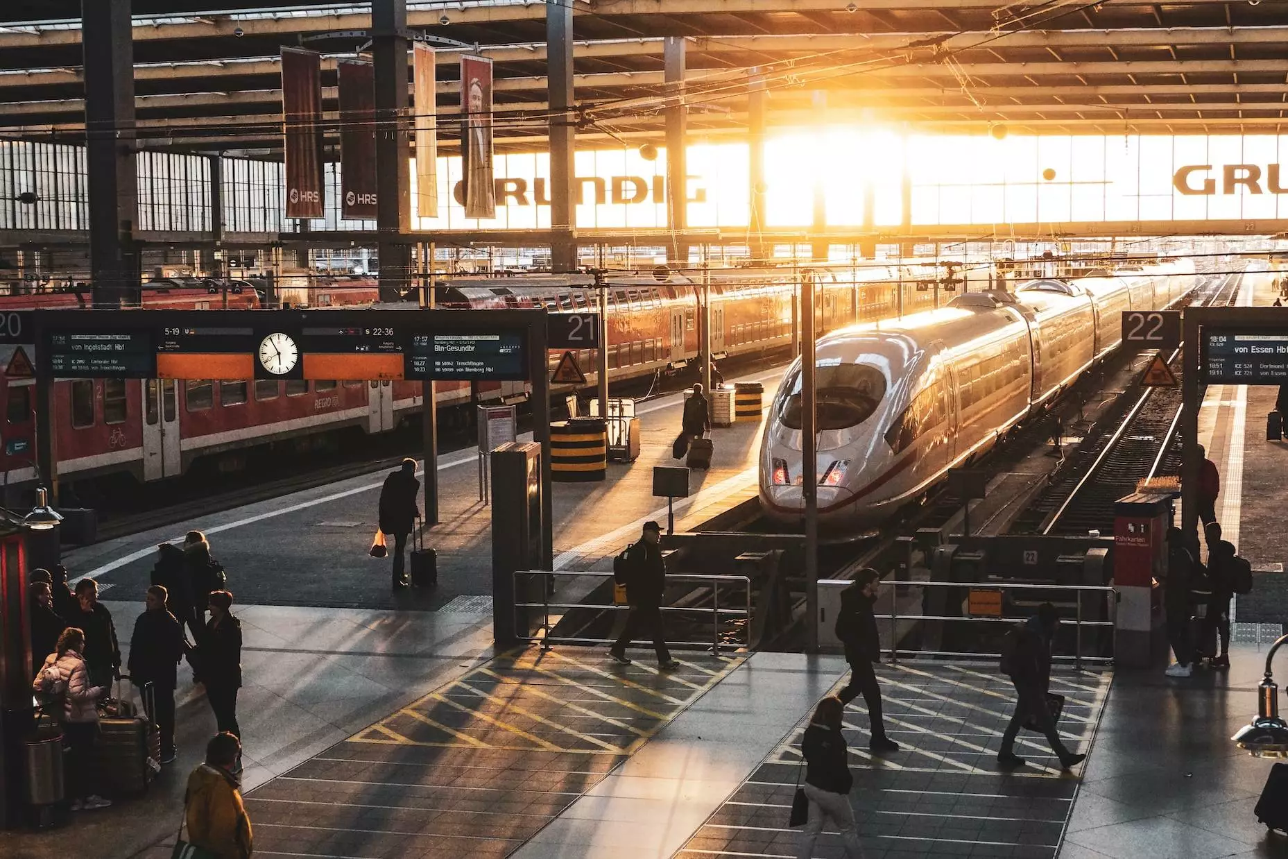 people walking on train station during daytime